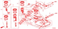 BRANDSTOF TANK  voor Honda CIVIC TOURER 1.8 EXGT 5 deuren 5-traps automatische versnellingsbak 2014