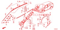 GIETWERK/BESCHERMER  voor Honda CIVIC TOURER 1.8 EXGT 5 deuren 5-traps automatische versnellingsbak 2014