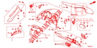 INSTRUMENTEN AFWERKING (COTE DE CONDUCTEUR) (RH) voor Honda CIVIC TOURER 1.8 EXGT 5 deuren 5-traps automatische versnellingsbak 2014
