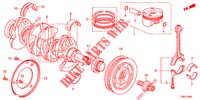 KRUKAS/ZUIGER  voor Honda CIVIC TOURER 1.8 EXGT 5 deuren 5-traps automatische versnellingsbak 2014