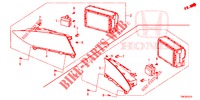 MIDDEN DISPLAY  voor Honda CIVIC TOURER 1.8 EXGT 5 deuren 5-traps automatische versnellingsbak 2014