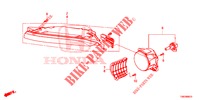 MISTLAMPEN / DAGRIJLICHTEN voor Honda CIVIC TOURER 1.8 EXGT 5 deuren 5-traps automatische versnellingsbak 2014