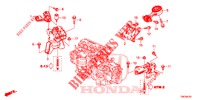 MOTOR BEVESTIGINGEN (AT) voor Honda CIVIC TOURER 1.8 EXGT 5 deuren 5-traps automatische versnellingsbak 2014