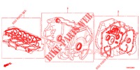 PAKKINGPAKKET/ VERSNELLINGSBAKSAMENSTEL  voor Honda CIVIC TOURER 1.8 EXGT 5 deuren 5-traps automatische versnellingsbak 2014