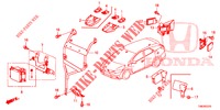 RADAR  voor Honda CIVIC TOURER 1.8 EXGT 5 deuren 5-traps automatische versnellingsbak 2014