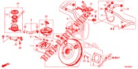REM HOOFDCILINDER/HOOFDSPANNING (1.8L) (RH) voor Honda CIVIC TOURER 1.8 EXGT 5 deuren 5-traps automatische versnellingsbak 2014