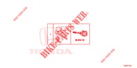 SLEUTEL CILINDER SET (INTELLIGENT) voor Honda CIVIC TOURER 1.8 EXGT 5 deuren 5-traps automatische versnellingsbak 2014