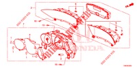 SNELHEIDSMETER  voor Honda CIVIC TOURER 1.8 EXGT 5 deuren 5-traps automatische versnellingsbak 2014
