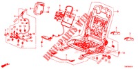 V. ZITTING COMPONENTEN (G.) (SIEGE REGLAGE MANUEL) voor Honda CIVIC TOURER 1.8 EXGT 5 deuren 5-traps automatische versnellingsbak 2014