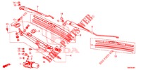 VOOR RUITESPROEIER (RH) voor Honda CIVIC TOURER 1.8 EXGT 5 deuren 5-traps automatische versnellingsbak 2014
