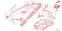 ANTENNE/LUIDSPREKER (RH) voor Honda CIVIC TOURER 1.8 LIFESTYLE 5 deuren 5-traps automatische versnellingsbak 2014
