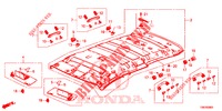 DAK VOERING  voor Honda CIVIC TOURER 1.8 LIFESTYLE 5 deuren 5-traps automatische versnellingsbak 2014
