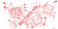 DOORVOERTULLE (ARRIERE) voor Honda CIVIC TOURER 1.8 LIFESTYLE 5 deuren 5-traps automatische versnellingsbak 2014