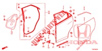 ACHTER PORTIER PANELEN(4DE)  voor Honda CIVIC TOURER 1.8 SE 5 deuren 5-traps automatische versnellingsbak 2014