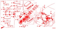 BEDRADINGSBUNDEL (1) (RH) voor Honda CIVIC TOURER 1.8 SE 5 deuren 5-traps automatische versnellingsbak 2014
