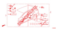 BEDRADINGSBUNDEL (5) (RH) voor Honda CIVIC TOURER 1.8 SE 5 deuren 5-traps automatische versnellingsbak 2014