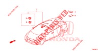 BEDRADINGSBUNDEL (6) (RH) voor Honda CIVIC TOURER 1.8 SE 5 deuren 5-traps automatische versnellingsbak 2014
