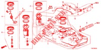 BRANDSTOF TANK  voor Honda CIVIC TOURER 1.8 SE 5 deuren 5-traps automatische versnellingsbak 2014