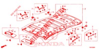 DAK VOERING  voor Honda CIVIC TOURER 1.8 SE 5 deuren 5-traps automatische versnellingsbak 2014