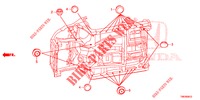 DOORVOERTULLE (INFERIEUR) voor Honda CIVIC TOURER 1.8 SE 5 deuren 5-traps automatische versnellingsbak 2014