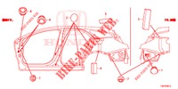 DOORVOERTULLE (LATERAL) voor Honda CIVIC TOURER 1.8 SE 5 deuren 5-traps automatische versnellingsbak 2014