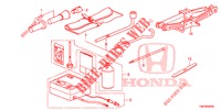 GEREEDSCHAP/KRIK  voor Honda CIVIC TOURER 1.8 SE 5 deuren 5-traps automatische versnellingsbak 2014