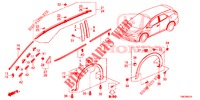 GIETWERK/BESCHERMER  voor Honda CIVIC TOURER 1.8 SE 5 deuren 5-traps automatische versnellingsbak 2014