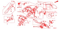 INSTRUMENTEN AFWERKING (COTE DE CONDUCTEUR) (RH) voor Honda CIVIC TOURER 1.8 SE 5 deuren 5-traps automatische versnellingsbak 2014