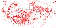 INSTRUMENTEN PANEEL BOVEN (RH) voor Honda CIVIC TOURER 1.8 SE 5 deuren 5-traps automatische versnellingsbak 2014