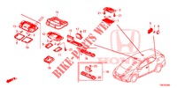 INTERIEUR VERLICHTING  voor Honda CIVIC TOURER 1.8 SE 5 deuren 5-traps automatische versnellingsbak 2014