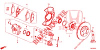VOOR REM  voor Honda CIVIC TOURER 1.8 SE 5 deuren 5-traps automatische versnellingsbak 2014