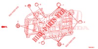 DOORVOERTULLE (INFERIEUR) voor Honda CIVIC TOURER 1.8 ES 5 deuren 5-traps automatische versnellingsbak 2015