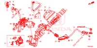 KEUZEHENDEL (RH) voor Honda CIVIC TOURER 1.8 ES 5 deuren 5-traps automatische versnellingsbak 2015