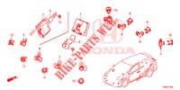 PARKEERSENSOR  voor Honda CIVIC TOURER 1.8 ES 5 deuren 5-traps automatische versnellingsbak 2015