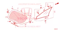 VOOR RUIT/ ACHTER RUIT  voor Honda CIVIC TOURER ES 5 deuren 5-traps automatische versnellingsbak 2015