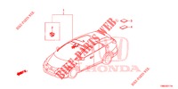 BEDRADINGSBUNDEL (6) (RH) voor Honda CIVIC TOURER 1.8 EX 5 deuren 5-traps automatische versnellingsbak 2016