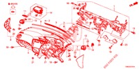 INSTRUMENTEN PANEEL BOVEN (RH) voor Honda CIVIC TOURER 1.8 EX 5 deuren 5-traps automatische versnellingsbak 2016