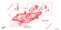 KOPLAMP  voor Honda CIVIC TOURER 1.8 EX 5 deuren 5-traps automatische versnellingsbak 2016