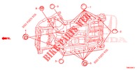 DOORVOERTULLE (INFERIEUR) voor Honda CIVIC TOURER 1.8 SE 5 deuren 5-traps automatische versnellingsbak 2016