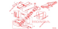 GEREEDSCHAP/KRIK  voor Honda CIVIC TOURER 1.8 SE 5 deuren 5-traps automatische versnellingsbak 2016