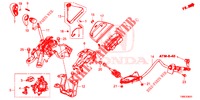 KEUZEHENDEL (RH) voor Honda CIVIC TOURER 1.8 SE 5 deuren 5-traps automatische versnellingsbak 2016