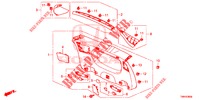 ACHTERKLEP VOERING/ ACHTER PANEEL VOERING(2DE)  voor Honda CIVIC TOURER 1.8 EX 5 deuren 5-traps automatische versnellingsbak 2017