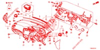 INSTRUMENTEN PANEEL BOVEN (RH) voor Honda CIVIC TOURER 1.8 EX 5 deuren 5-traps automatische versnellingsbak 2017