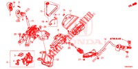 KEUZEHENDEL (RH) voor Honda CIVIC TOURER 1.8 EX 5 deuren 5-traps automatische versnellingsbak 2017
