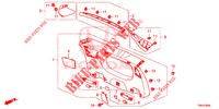 ACHTERKLEP VOERING/ ACHTER PANEEL VOERING(2DE)  voor Honda CIVIC TOURER 1.8 EXGT 5 deuren 5-traps automatische versnellingsbak 2017