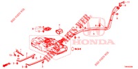 BRANDSTOF VUL PIJP  voor Honda CIVIC TOURER 1.8 EXGT 5 deuren 5-traps automatische versnellingsbak 2017