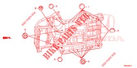 DOORVOERTULLE (INFERIEUR) voor Honda CIVIC TOURER 1.8 EXGT 5 deuren 5-traps automatische versnellingsbak 2017