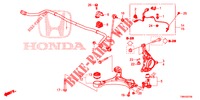 VOOR KNOKKEL  voor Honda CIVIC TOURER 1.8 EXGT 5 deuren 5-traps automatische versnellingsbak 2017