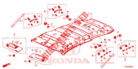 DAK VOERING  voor Honda CIVIC TOURER 1.8 SE 5 deuren 5-traps automatische versnellingsbak 2017