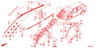 GIETWERK/BESCHERMER  voor Honda CIVIC TOURER 1.8 SE 5 deuren 5-traps automatische versnellingsbak 2017